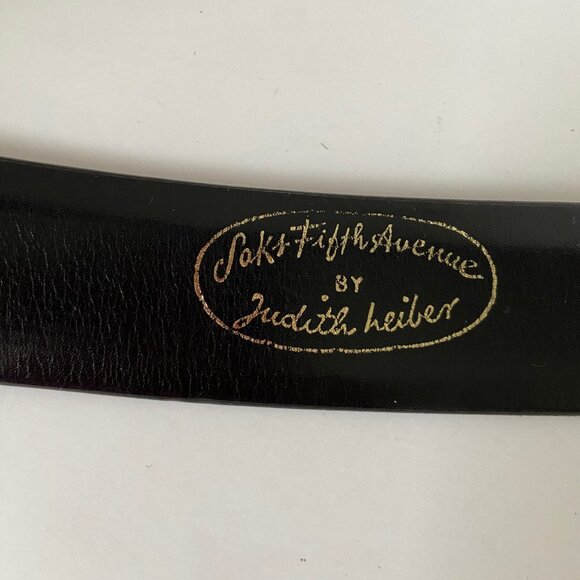 Judith Leiber Saks Fifth Ave - Leather Belt - Picture 2 of 2